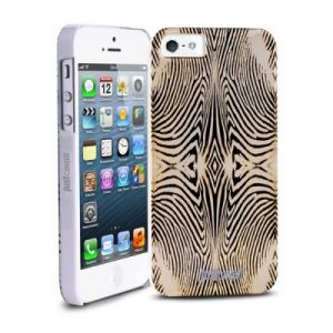 JUST CAVALLI Zebra Cover - Etui iPhone 5/5s/SE (złoty)