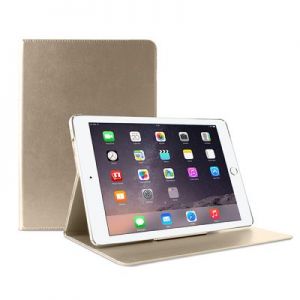 PURO Booklet Slim Case - Etui iPad Air 2 w/Magnet & Stand up (złoty)