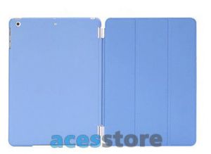 6w1- Matowe Back Cover + Smart Cover + 2x folia + rysik + ściereczka do iPad Mini 2 3 - Niebieski