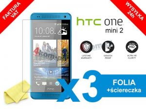 3x Folia ochronna na ekran do HTC One Mini 2