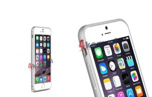 Bumper Love Mei do iPhone 6 - Srebrny