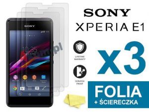 3x Folia ochronna na ekran do Sony Xperia E1