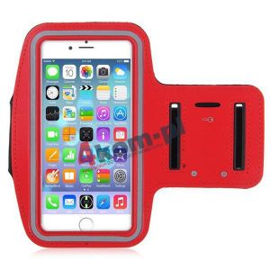 Armband opaska sportowa na ramię do iPhone 6 140x70 - Czerwony