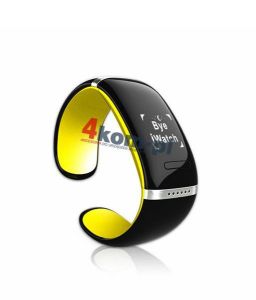 Zegarek opaska SmartWatch L12S krokomierz bransoletka - Żółty