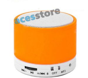 Bezprzewodowy MINI Głośnik Bluetooth z systemem Bass Xpansion - Pomarańczowy