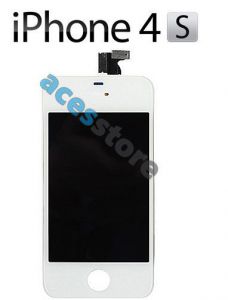 Digitizer / wyświetlacz do iPhone 4 i 4s - Biały iPhone 4s