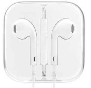 Oryginalne słuchawki z pilotem i mikrofonem Apple EarPods MD827ZM/A Białe