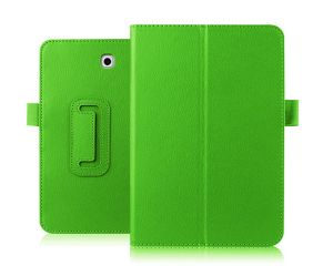 Zielone etui skórzane PU Stand Cover Galaxy Tab s2 8.0 T710 T715 - Zielony
