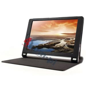 3w1 Etui na magnes do Lenovo Yoga 10.1\' 1050F 1050L + Folia + ściereczka - Czarny