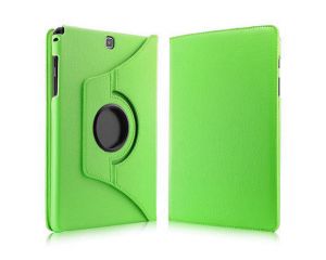 Zielone etui skórzane PU Stand Cover Galaxy Tab A 9.7 T550 - Zielony