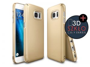 Etui Rearth Ringke Slim Samsung Galaxy S7 - Złoty
