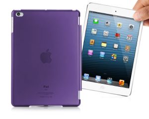 Przezroczyste etui Back Cover do Apple iPad mini 4 - Fioletowy