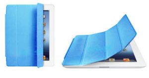 Smart Cover etui/stojak do iPad 2 3 4 - Błękitny