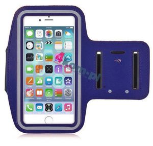 Armband opaska sportowa na ramię do iPhone 6 plus - Niebieski