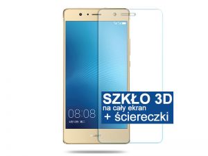 SZKŁO HARTOWANE 3D CAŁY EKRAN CURVED 9H HUAWEI P9