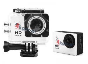 Kamera sportowa SJ 4000 + bogate wyposażenie - Biały