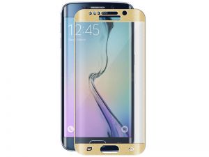 Szkło hartowane 3D cały ekran curvel 9h Samsung Galaxy S7 Edge - Złoty