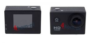 Kamera sportowa SJ 4000 + bogate wyposażenie + Monopod + dodatkowa bateria - Czarny