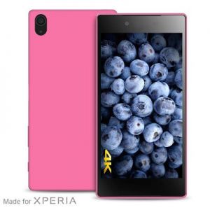 PURO Ultra Slim \"0.3\" Cover - Zestaw etui + folia na ekran Sony Xperia Z5 Premium (różow