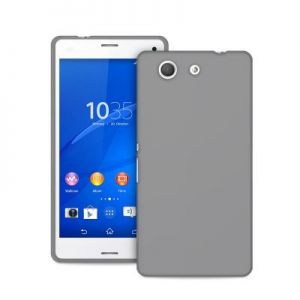 PURO Ultra Slim \"0.3\" Cover - Zestaw etui + folia na ekran Sony Xperia Z3 Compact (ciemn