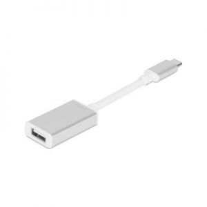 Moshi przejściówka aluminium z USB-C na USB 3.1 (Silver)