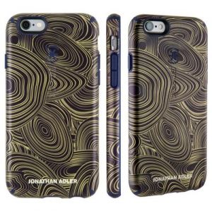 Speck Candyshell Inked Jonathan Adler - Etui iPhone 6/6s (MalachiteBlackGold/BerryBlack Metallic)