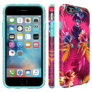 Speck CandyShell Inked - Etui iPhone 6/6s (Wild Tropic Fuchsia/Mykonos Blue)